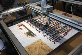Liat Segal \ Microfilm \ art installation \ Herzliya Museum \ curator: Adi Dahan Liat Segal - art, science, and technology