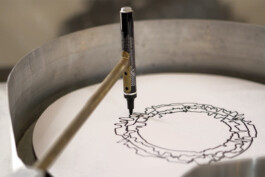 LiatSegal | Epicenter \ Meshalia | Drawing Machine | Hansen House, Jerusalem Liat Segal - art, science, and technology