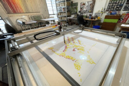 Liat Segal | Hyperreality | Painting Machine at Liat Segal's studio Liat Segal - art, science, and technology