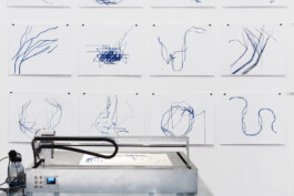 Liat Segal \ Vessel Streaming \ Solo Exhibition \ La Rochelle - Centre Intermondes \ Zero1 Festival - Installation Liat Segal - art, science, and technology