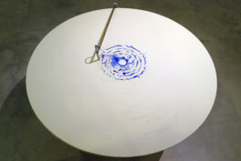 Liat Segal Written In Stone | Installation \ Drawing Machine \ Disappearing ink \ Printscreen Festival | Design Museum Holon Liat Segal - art, science, and technology