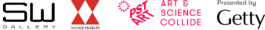 support logos: Getty, Wende Museum, Shoshana Wayne Gallery Liat Segal - art, science, and technology