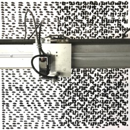 Liat Segal \ This Is Not A Typewriter \ Solo Exhibition \ Painting Machine Liat Segal - art, science, and technology